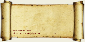 Andjelina Biković vizit kartica